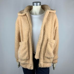 elodie faux shearling jacket
